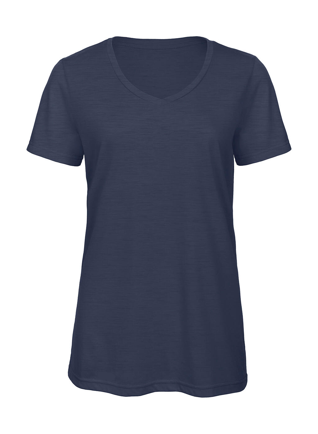 Damski T-Shirt V-Neck V Triblend
