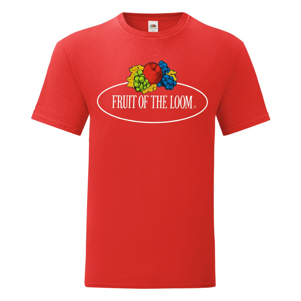 T-shirt Vintage z nadrukowanym logo Fruit (duże)