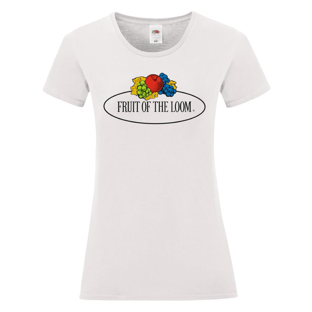 Damski Tshirt Vintage z logo Fruit (duże)