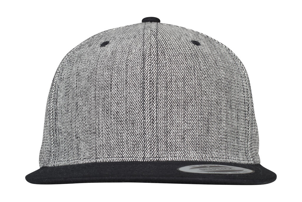Czapka z daszkiem Melange Solid Snapback