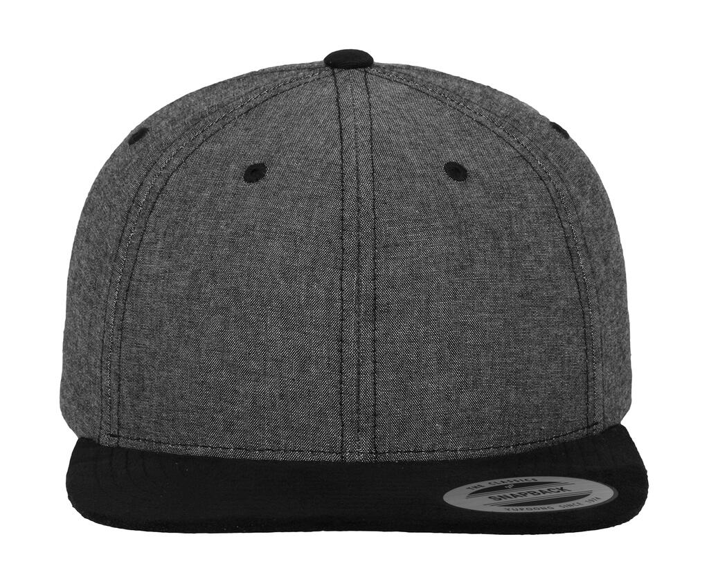 Czapka z daszkiem Chambray-Suede Snapback