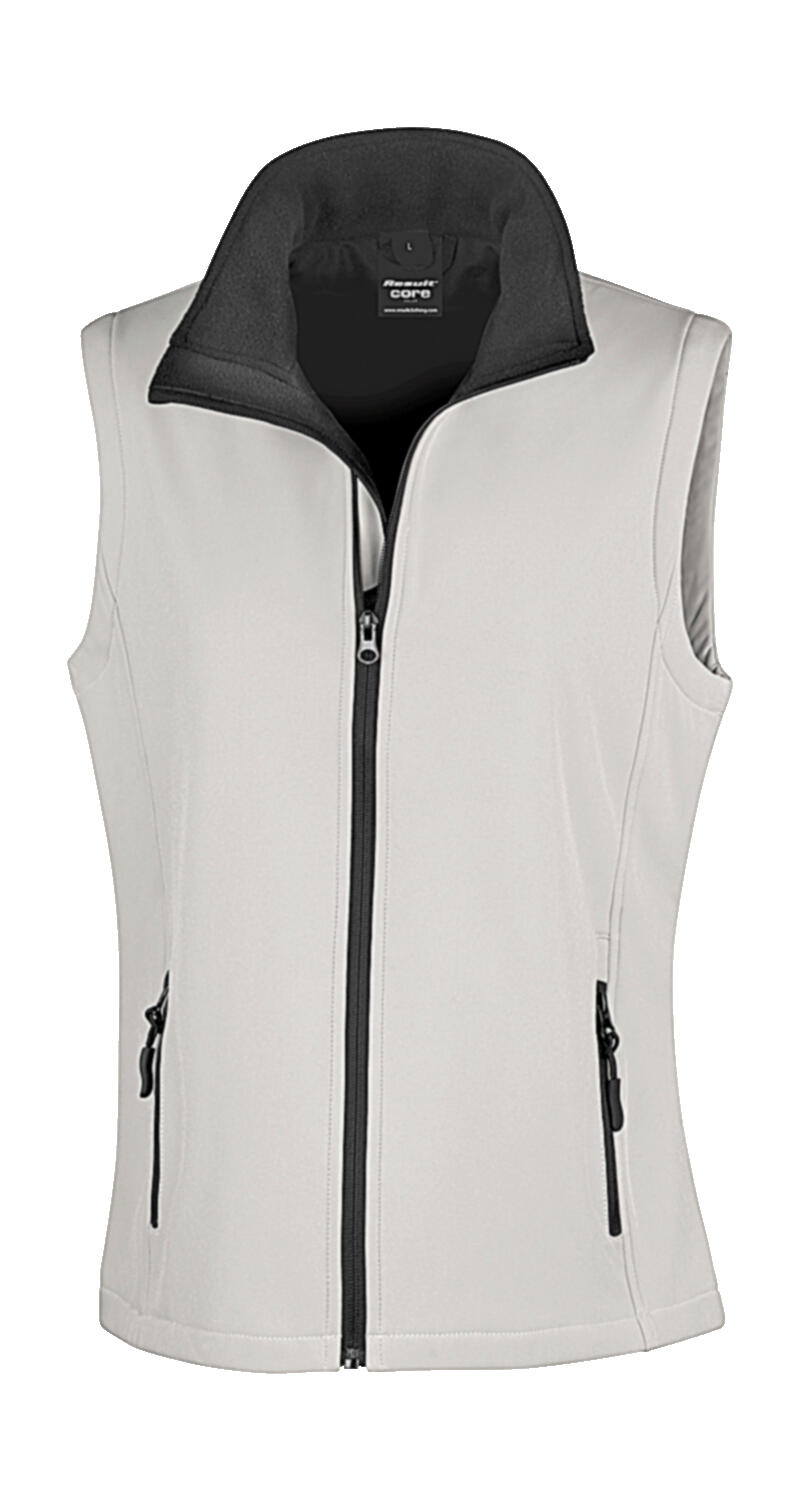 Damski bezrękawnik Softshell Printable